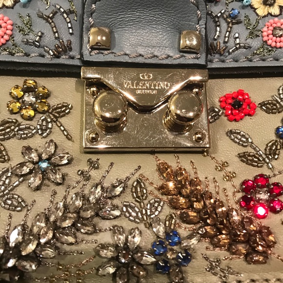 🚫⛔️SOLD⛔️🚫Valentino Rocklock “glam lock” bag - Picture 7 of 8